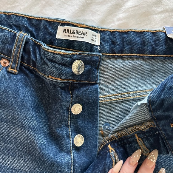 Pull and bear denim shorts size 10 - Picture 4 of 5